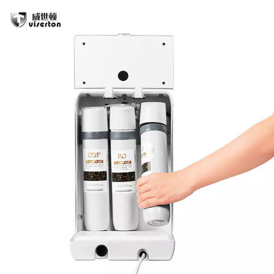 Hot Cold Water Dispenser RO Water Filter Touch Screen Advertisement Commercial
