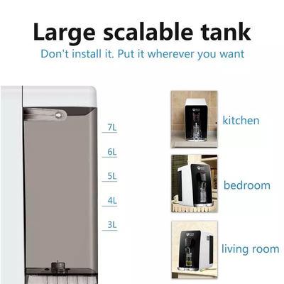 Hot Cold Water Dispenser RO Water Filter Touch Screen Advertisement Commercial