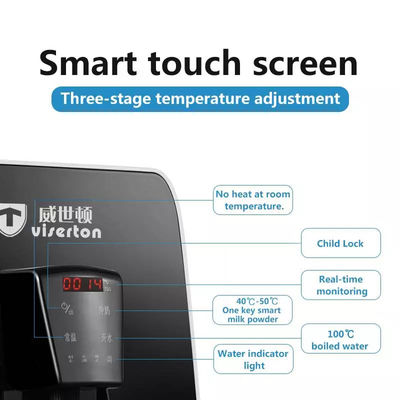 Hot Cold Water Dispenser RO Water Filter Touch Screen Advertisement Commercial